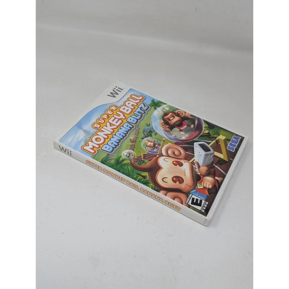 Super Monkey Ball: Banana Blitz (Nintendo Wii, 2006) Complete CIB CLEAN TESTED
